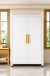LORVEX Contemporary Metal Storage Cabinet