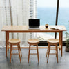 ACRYVA Contemporary Wooden Bar Table
