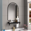ARVENA Contemporary Metal Bathroom Mirror
