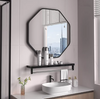 VALTOR Contemporary Metal Bathroom Mirror