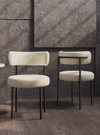 KREMSÄTE Contemporary Boucle Dining Chair