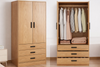 ORVANO Contemporary Wooden Wardrobe