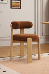 VALRIN Contemporary Boucle Dining Chair