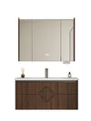 NIVARO Contemporary Metal Bathroom Vanity