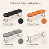 NOVARE Contemporary Leather Bench