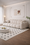 PULVIA Modern Leather Sofa