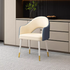 LAVEN Scandinavian Leather Dining Chair
