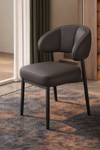 ZARENO Modern Leather Dining Chair