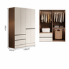 AVIRO Contemporary Wooden Wardrobe
