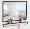 LORVEN Contemporary Metal Bathroom Mirror