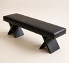 LUXORA Modern Leather Bench