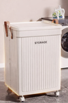 LORVEN Scandinavian Plastic Laundry Basket