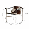 BRUNO Modern Leather Armchair