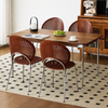 SAVERO Scandinavian Wooden Dining Chair
