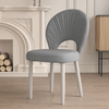 SAVORA Contemporary Leather Dining Chair