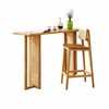 VAREL Scandinavian Wooden Bar Table