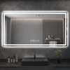LUMIRA Contemporary Glass Bathroom Mirror