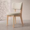 ELMIO Scandinavian Fabric Dining Chair