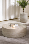 TAVIO Wabi Sabi Travertine Coffee Table
