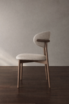 ARVENA Scandinavian Boucle Dining Chair