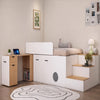 LUNARO Contemporary Wooden Bed Frame