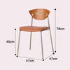 FAVIRO Wabi Sabi Leather Dining Chair
