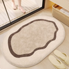 AVENOR Korean Minimalistic Fabric Bath Mat