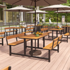 ARVION Contemporary Metal Outdoor Dining Set