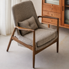 AARHUS Scandinavian Leather Armchair