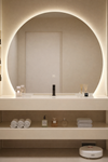 LUNOVA Modern Sintered Stone Bathroom Vanity