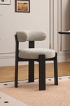VALRIN Contemporary Boucle Dining Chair