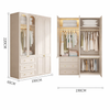 NOLIRA Minimalistic Wooden Wardrobe
