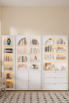 AVERON Scandinavian Metal Bookcase