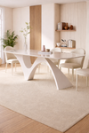 NELARO Modern Sintered Stone Dining Table
