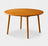 SVENDA Nordic Wooden Round Folding Dining Table