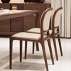 VELARO Scandinavian Leather Dining Chair