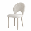 SAVORA Contemporary Leather Dining Chair