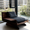 NOVARO Contemporary Leather Armchair