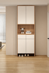 LUMIRA Contemporary Wooden Shoe Cabinet