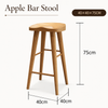 ACRYVA Contemporary Wooden Bar Table