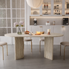 NAVIRO Wabi Sabi Stone Dining Table