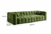 CREMIA Minimalistic Fabric Sofa