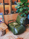VARO Scandinavian Leather Armchair
