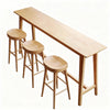 ACRYVA Contemporary Wooden Bar Table