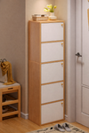 ARVION Contemporary Wooden Shoe Cabinet