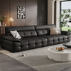 LORVEN Contemporary Leather Sofa