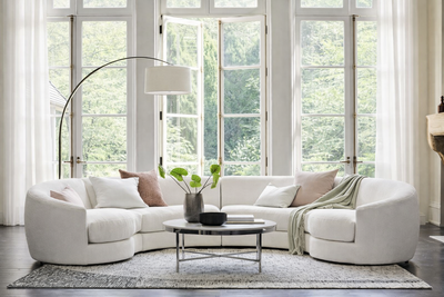 CURVO Modern Boucle Sofa