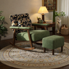 LORIVA Contemporary Fabric Rocking Chair