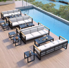 ALVINO Scandinavian Metal Outdoor Sofa