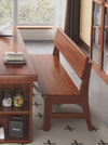 EKVALLA Scandinavian Bench With Backrest